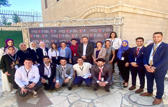 Youth Advisory Panel YAP launch in Bethlehem, Palestine