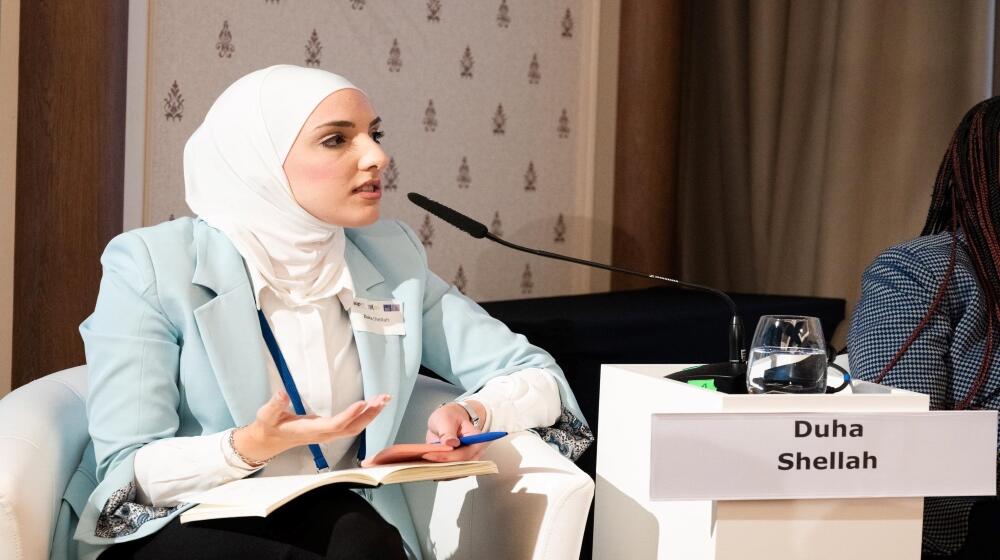 Duha attending the World Health Summit 2022