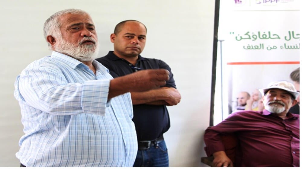 Sixty-two-year-old Sheikh Mahmoud Al Kawasmeh believes men have a duty to help end violence against women and girls in their hom