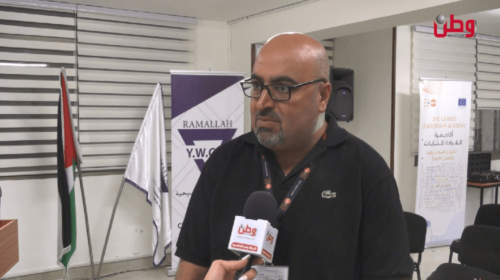 Interviewing Salem Nasr during the launching event