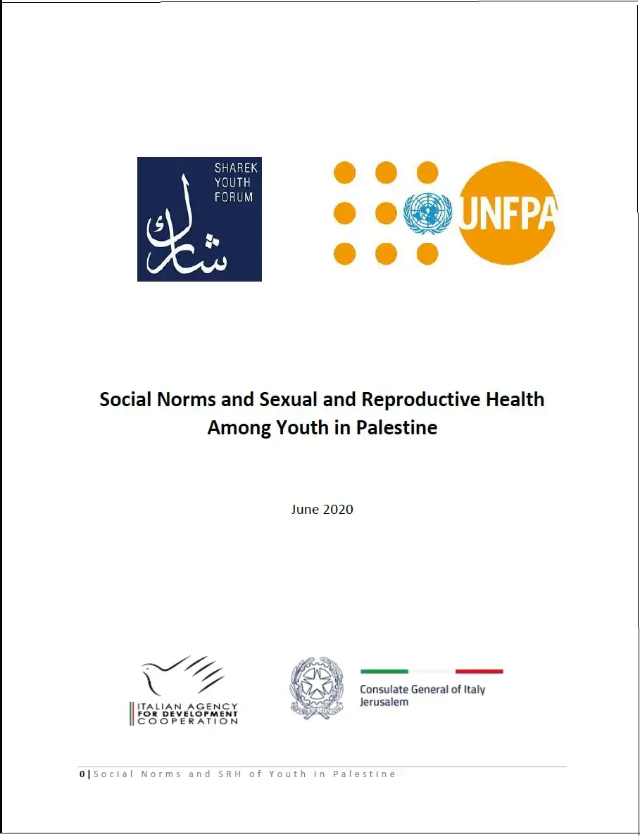 Social Norms and Sexual and Reproductive Health among Youth in Palestine