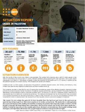 UNFPA Palestine Situation Report #6 - 01 March 2024