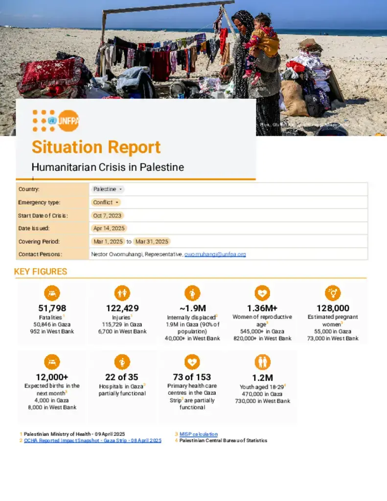 Palestine Situation Report #16